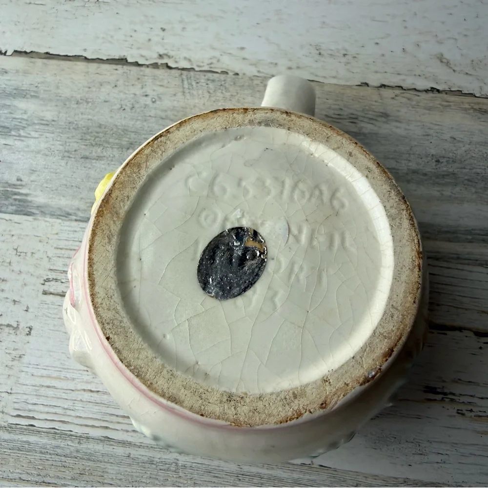 Vintage Baby Nursery Ceramic Planter 'Baby' (1983) Baby Shower Decor